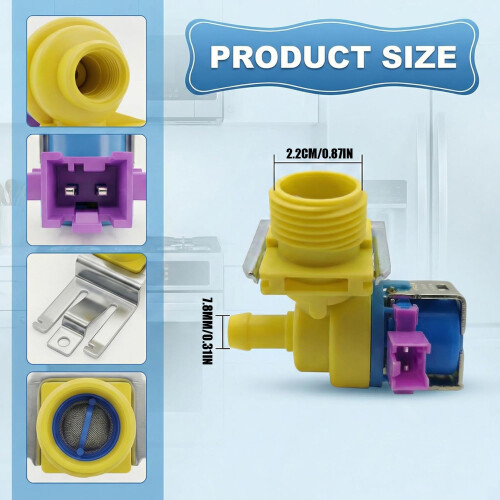Replacement Plastic Water Valves Assembly WD15X26078 Easy to 2