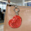 Chic Portable Hair Comb Keychain Accessory Great Gift For-Blue 5