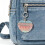 Chic Portable Hair Comb Keychain Accessory Great Gift For-Blue 7