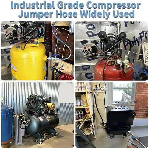 High Performances Compressor Jumper Hose 1/2 Inch NPT-48inch 2