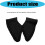 Removable False Collar Cotton Blend Detachable Shirt-White 4