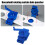 Perforatrice rotative pour rideau avec 50 anneaux-Argent 6