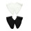 Stylish Cotton Blend False Collar Layering Piece For-Black 2