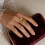 Elegant Chair Shaped Adjustable Ring Contemporary-silver 6