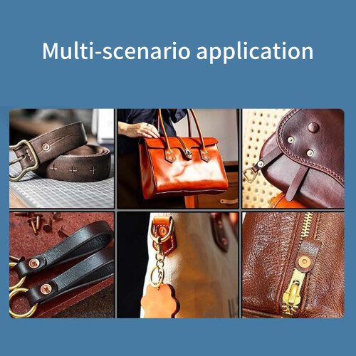 Professional Leather Studs 42Pcs Copper Rivets And-copper color 1
