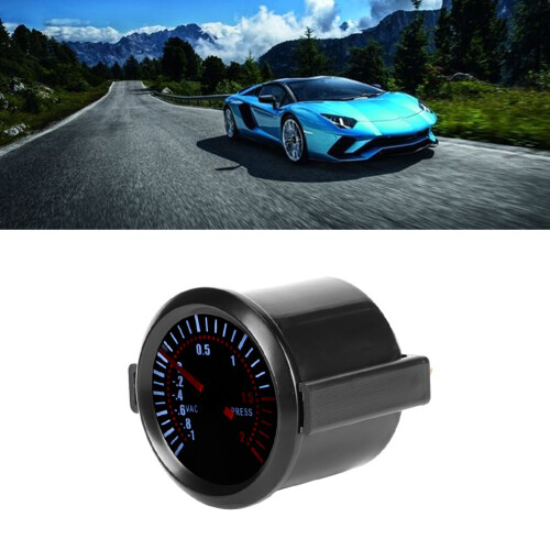 12V Turbo Gauge Meter 52mm Metal Universal Auto Warning Function 2
