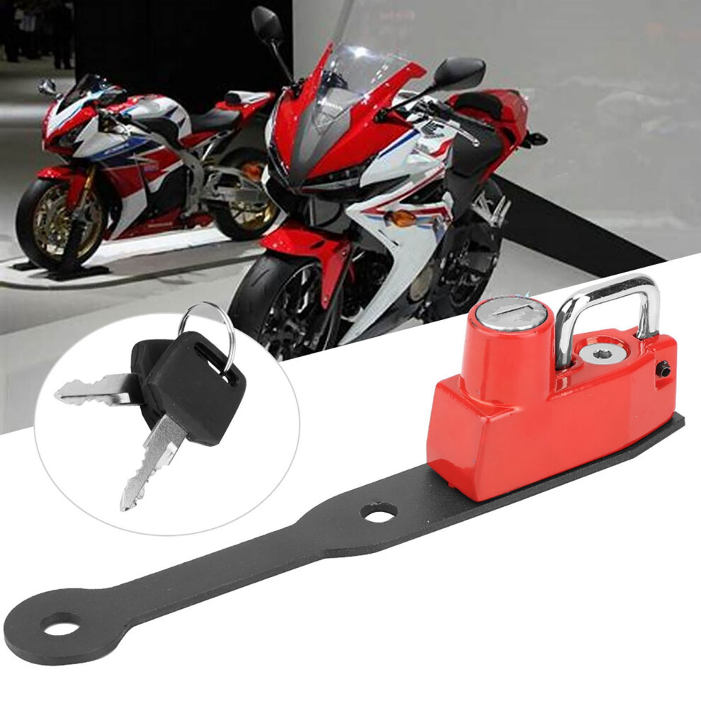 Left Side Motorcycle Helmet Lock For Cbr400r/500R, 178X24mm, Multiple Colors Red 3461392371685