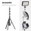 FL2009 Adjustable Metal Tripod Light Stand 10kg, 6ft Height, Foldable 5