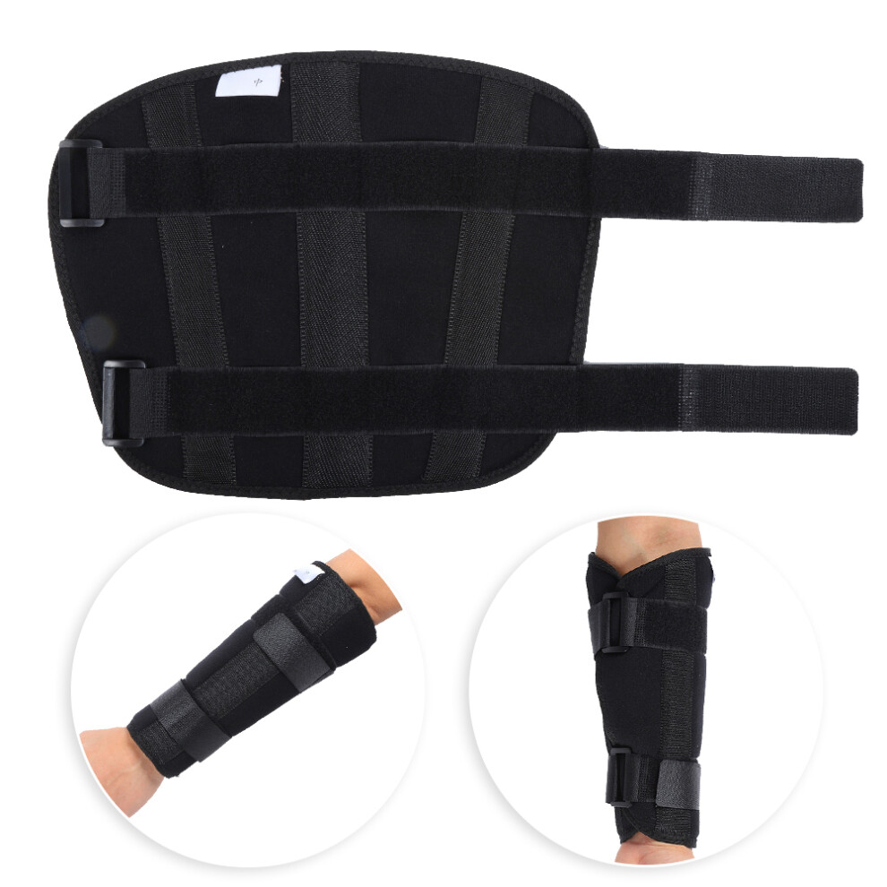 Black Forearm Fixing Brace S/M/L For Fracture & Sprain Rehabilitation