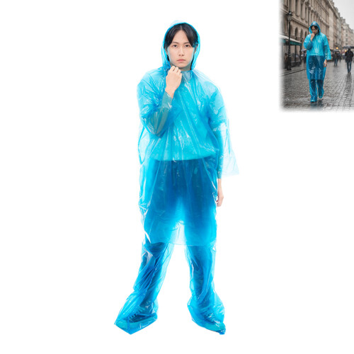 Waterproof Raincoat Set with Shoe Covers 1