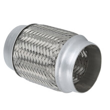 3in x 6in Stainless Steel Double Braid Exhaust Pipe Hose Auto Accessory
