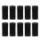 Plastic Livestock Water Pipe Adapters 10pcs for Poultry Drinking System Black 2