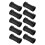 Plastic Livestock Water Pipe Adapters 10pcs for Poultry Drinking System Black 8