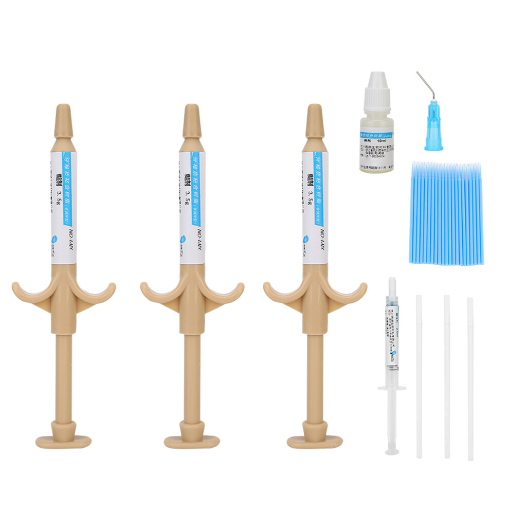 Dental Orthodontic Brackets Bonding Glue Kit, Self Curing Adhesive Paste 3241392374073