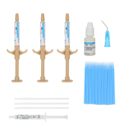 Dental Orthodontic Brackets Bonding Glue Kit, Self Curing Adhesive Paste 2