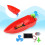 DIY Aerodynamic Wind-Power Speedboat Model for Kids, ABS Plastic 5