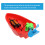 DIY Aerodynamic Wind-Power Speedboat Model for Kids, ABS Plastic 7