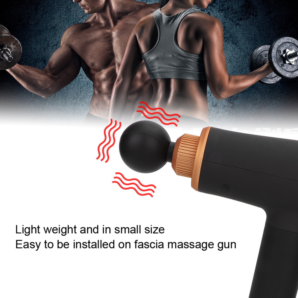 4pcs 19mm Caliber Fascia Gun Massage Head Replacement Set for Body Relaxation