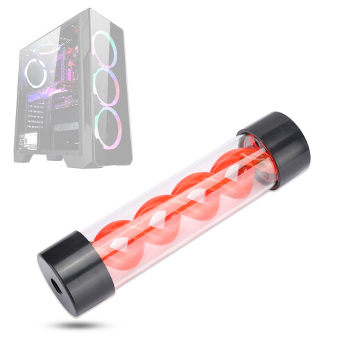 Computer Water Tank 200mm G1/4 Thread for Custom Cooling Red High Quality