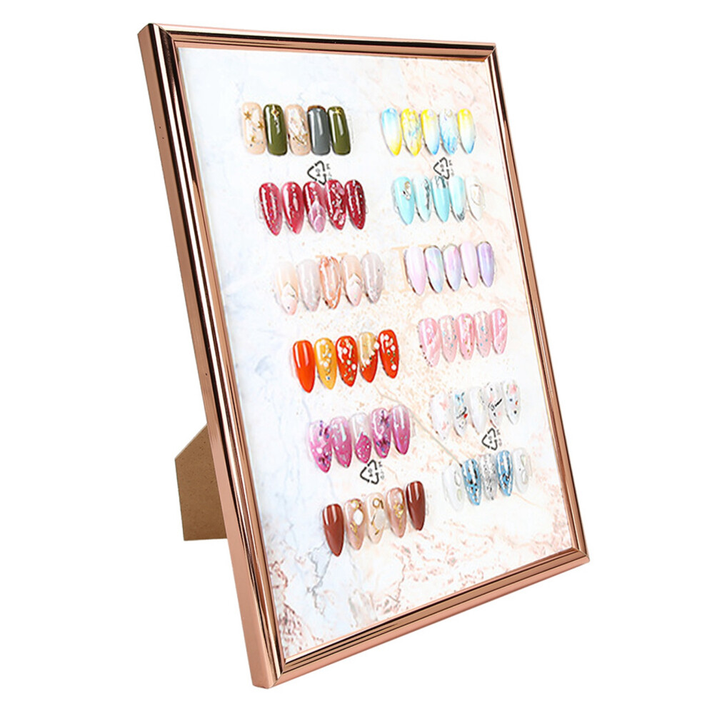 Nail Art Colour Display Board Acrylic Nail Tip Gel Polish Frame for Salon