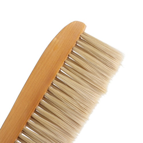 Double Row Long Handle Beekeeping Brush, Wood Handle, 40.7cm