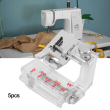 5pcs Adjustable Presser Feet for Sewing Machines Plastic Steel Attachments