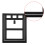 Durable Plastic Pet Door Locking Flap for Screen Windows & Doors (Black L) 1