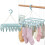 Foldable Laundry Hanger with 32 Clips, Blue, 32x32x32cm 10