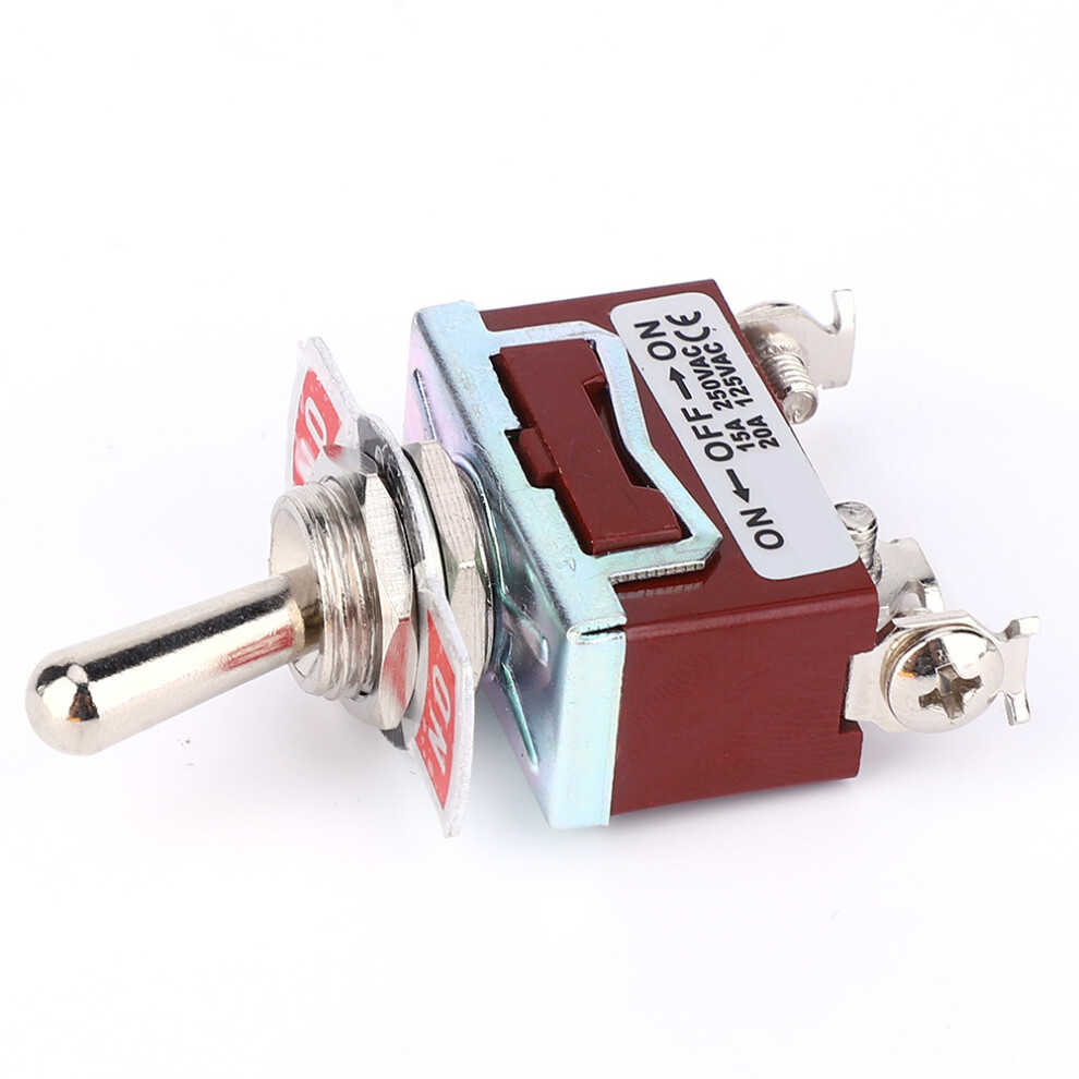 5Pcs Waterproof Spst Toggle Switch 3 Positions 15A 250Vac 5001392379311