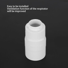 Respirator Hose Adapter for AirMini, PVC Breathing Tube Accessory
