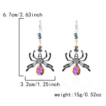 (Multicolour) Gothic Spider Earrings for Halloween Fans