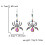 (Multicolour) Gothic Spider Earrings for Halloween Fans 1