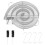 Spiral Grid Smoke Generator for BBQ, 50 Char 4