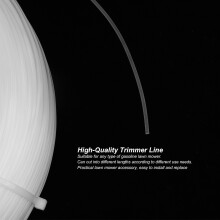 1.6mm x 175m White Nylon Lawn Mower Trimmer Line for Electric Mowing