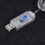 3x1m 100LED USB Curtain String Lights Remote Control Warm White & White 3