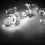 3x1m 100LED USB Curtain String Lights Remote Control Warm White & White 7