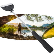 Stainless Steel Multi-Angle Foam Handle Shrimp Bait Shovel 39.5cm