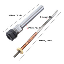 Steel Woodworking Pen Turning Mandrel for Lathe, Straight Shank, Durable Tool