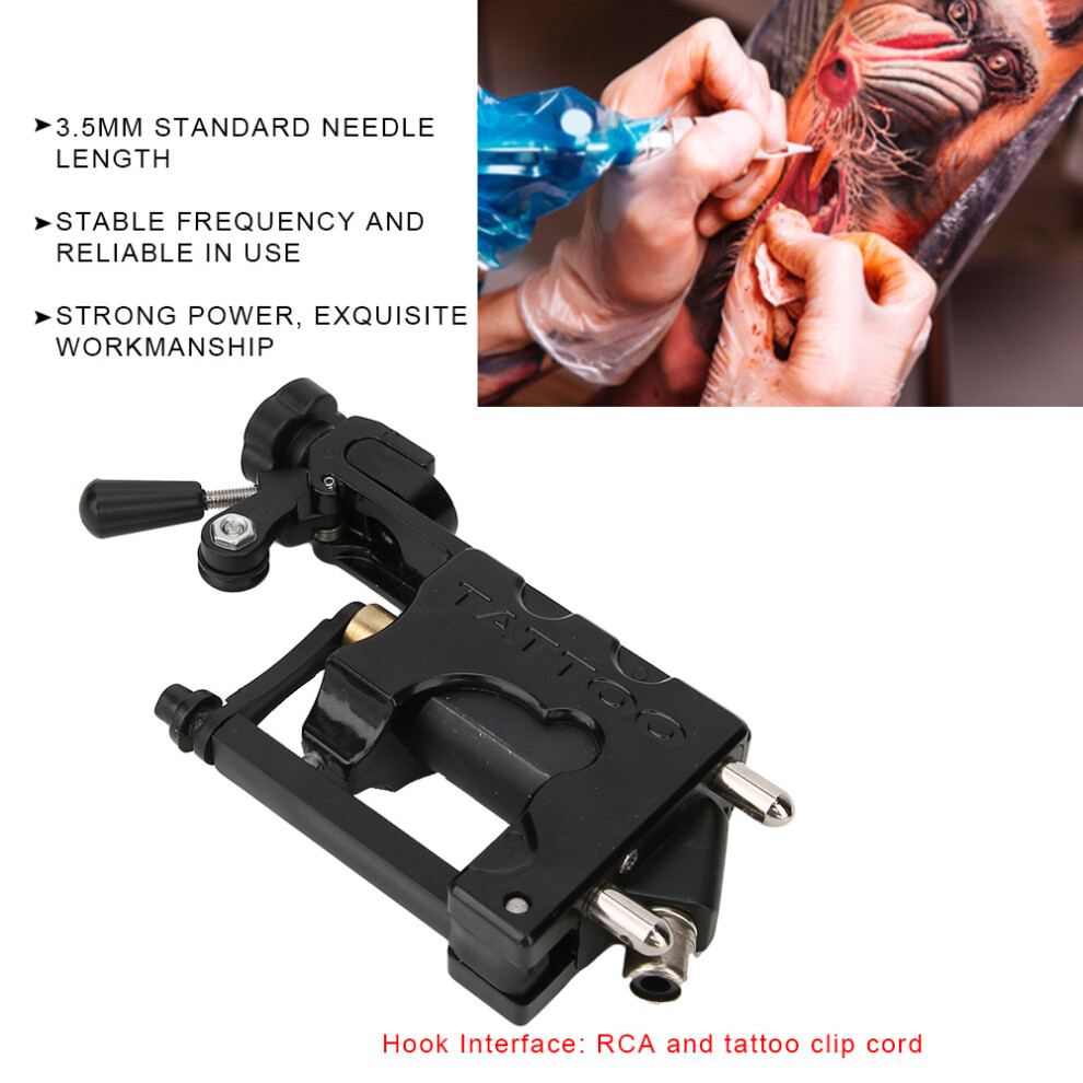 Black/Red/Blue Dual Interface Tattoo Machine Liner & Shader Alloy