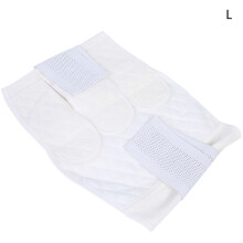 Women Postpartum Belly Belt Cotton Breathable Waist Slimming Band M XL White