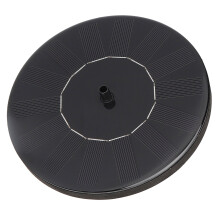 Solar Water Pump 7V 1.5W Black Double Filter, 190L/H, 6.3in