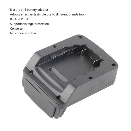Black Battery Adapter with Voltage Protection for DCB200 to M18 18V Tools 2