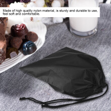 Nylon Waterproof Dustproof Storage Bag for Shoes & Clothes Organizer Black
