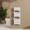 AICA (White, 1200x450mm) Heated Towel Rail Flat Central Heating Radiator 1