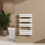 AICA (White, 1000x600mm) Heated Towel Rail Flat Central Heating Radiator 1