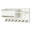 Traditional Design Wood Mail cupboard Mounted For Home Or-7W 1