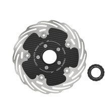 High Performances Carbon Fibre Bike Disc Brakes Rotors 160mm-1