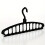 Space Saving Vertical And Horizontal Hanger System With-Black 7