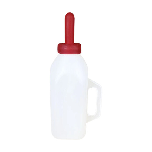 Plastic Calf Milk Bottle Feeding Bottle-Vertical 2 liter int