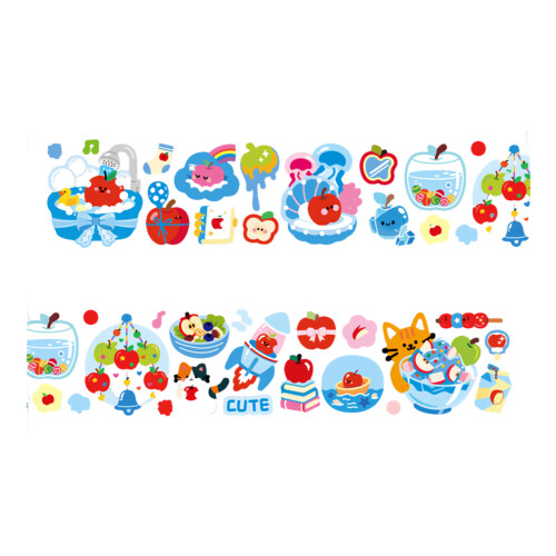 Decors Art Tape Reusing Sticker Craft Tape Decorative-type4
